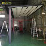 Retractable Outdoor Pergola Awning Kits Aluminum PVC Sail Pergola Automatic Roof for sale
