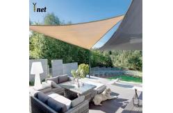 China 5x5x5m Beach Sun Shade Sail 320gsm 350gsm Custom Triangle Shade Sail supplier