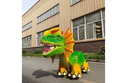 China Kiddie Animatronic Dinosaur Ride Coin / Remote Control Dinosaur Ride On supplier