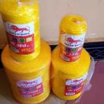 Yellow Color 2mm Pp Baler Twine 250g- 2000g Agriculture Packing for sale