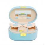 Custom Logo Printing Small Square PU Leather Jewelry Box Luxury Packaging Gift Box Square Design Free Samples Availabl for sale