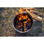 OEM Portable  Steel Fire Pits 15Inch  Wood Burning Stoves Sliver  Painted for sale