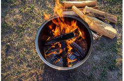 China SS304 charcoal  brazier stove smokeless portable camping fire pit 1mm Thickness supplier