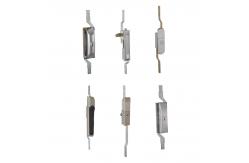 China Swing Handle Electrical Panel Door Lock Powder Coated Silver And Black supplier