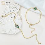Ojo Bracelet 18K Gold Plated Jewelry Hamsa Hand Evil Eye Charm design