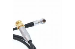 China Right Angle 5 Pin Lemo Timecode Cable BNC Video Cable Shock Resistance supplier