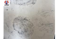 China Marble Look Artificial Quartz Slabs For Bathroom Vanity Top Anti Faded supplier