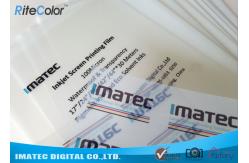 China PET Clear Transparency Inkjet Screen Printing Film Waterproof 100 Micron supplier