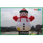 Christmas Santa Snowman Inflatable Christmas Decoration 5m Height for sale