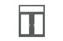 China Thermal Break Window Aluminium Extrusions Triple Glazed Window Aluminum Profile 128 Series supplier