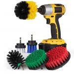 6 Pieces Power Scrubber Drill Brush Kit Cordless PP Material for sale