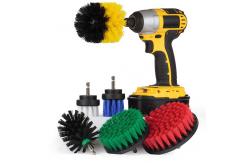 China 6 Pieces Power Scrubber Drill Brush Kit Cordless PP Material supplier