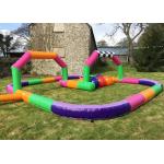 Inflatable Toy Outdoor Cars Race Track , Go Kart Race Track For Sport Game for sale