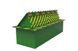 China Wireless Remote Control LED Light Hydraulic Security Barriers 3 Phases 380V Power Input supplier
