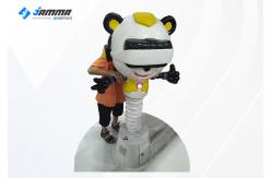 China Self Service Kid Virtual Reality Simulator 9D One Player Adjust Height supplier