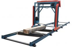 China Horizontal cutting electrical chainsaw mill portable /Petrol sawmill chainsaw supplier
