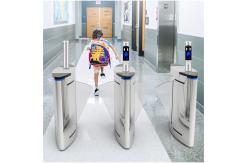 China 304 Stainless Steel Bidirectional Facial Recognitive Turnstile Gate For Public supplier