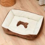 Washable Breathable Pet Calming Beds Square Cat Cushion Sleeping Accessories for sale