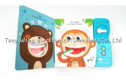 China Custom Mold Flush Toilet Shaped Sound Module for baby musical book supplier