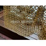 Different Ring Diameter Chainmail Curtain Decorative Screen for sale