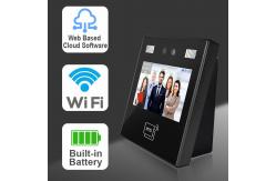 China WiFi Cloud Web Access Control Face Time Attendance With Backup Battery supplier