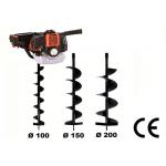 Garden tools worm wheel gearcase 52cc earth drill post hole digger for sale