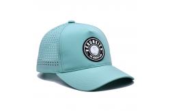 China Flat Brim Embroidered Baseball Caps With 100% Polyester Sweatband Custom Size supplier
