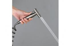 China New Design Handheld Toilet Bidet Spray Kit Bathroom Wall Mounted Brushed supplier