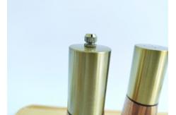 China Refillable Acacia Wooden Salt And Pepper Grinders For Herb Enthusiasts supplier