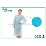 OEM Disposable 30gsm PP Isolation Gowns With Elastic Wrist for sale