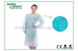 China OEM Disposable 30gsm PP Isolation Gowns With Elastic Wrist supplier