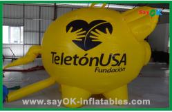 China Inflatable Big Yellow Advertising Inflatable Cartoon Characters Commercial Inflatable Mascot supplier