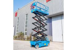 China 10m 320kg Self Propelled Lifting Platform Electric Driven Movable Scissor Lift supplier