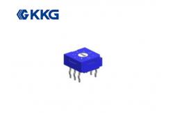 China 4 Position Coded Rotary Switch Octal Code Right Angle Mount Extended Actuators supplier
