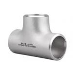 Carbon Steel Tee Pipe Fitting With Butt Weld Connection For Industrial Applications for sale
