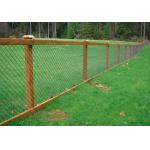 Railing PVC Coated Diamond Chain Link Fencing 0.5m Height Woven 60mm X 60mm for sale