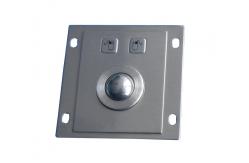 China Mini rear panel mount 25mm Trackball Pointing Device with short stroke buttons supplier