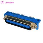 50 Pin Centronic PCB Right Angle Male Connector with jack screw and board lock for sale