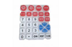 China Remote Control Conductive Carbon Pellet Button Silicon Rubber Keyboard 70 Shore A supplier