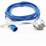 8 Pin Monitor Neonatal Spo2 Sensor , Neonate Belt Blue Double Lines Spo2 Probe 3M for sale