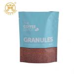 500g UV coating Matte finished Stand up coffee pouch With Valve Zipper for sale