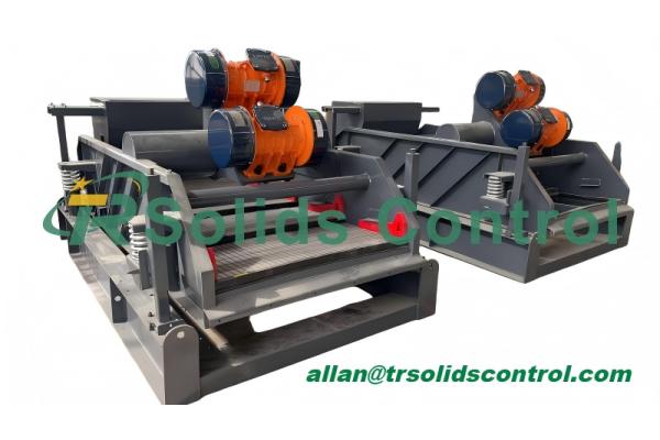 TRZS584 120m3/H Adjustable Force Vibration Motor Operated Shale Shaker