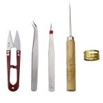 8pcs Jewelry Making Tool Kits Handmade Pliers Set With Scissor Tweezers