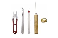 China 8pcs Jewelry Making Tool Kits Handmade Pliers Set With Scissor Tweezers supplier