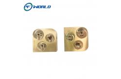 China Custom Brass Parts Milling Turning Service Plating CNC Machining supplier