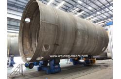 China 100 Ton Welding Pipe Rollers Selfing Aliging Heavy Duty With PU Wheels supplier