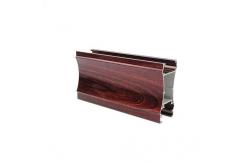 China Heat Transfer 6063 Wood Finish Aluminium Profiles For Window Frame supplier