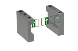 China RS485 BLDC Motor Pedestrian Swing Gate Auto Arm TCP SS304 supplier