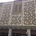 Fireproof Laser Cut Metal Screen Panels 2mm Transfer Printed Heat Transfer Finished