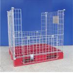 High Strength  Wire Mesh Pallet Cages Reusable Metal Mesh Containers